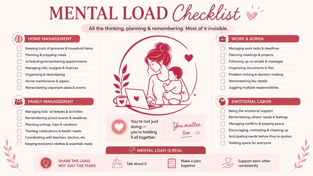 Mental load checklist Image 