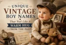 Unique Vintage Boy Names That Feel Like A Warm Hug From The Past