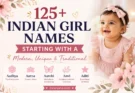 125+ Unique Indian Girl Names Starting With A
