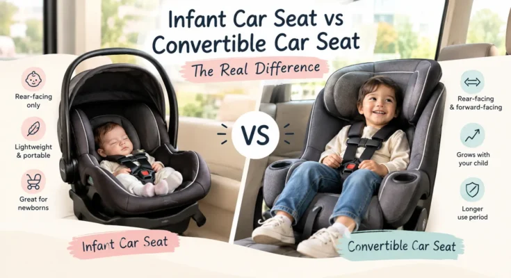 Infant car seat vs convertible car seat comparison
