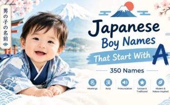 Japanese Boy Names that Start with A