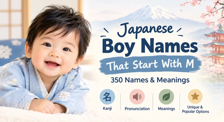 Japanese Boy Names that start with M